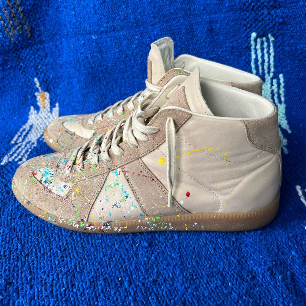 Maison Martin Margiela GAT Mids with Splatter Paint - Picture 3 of 7